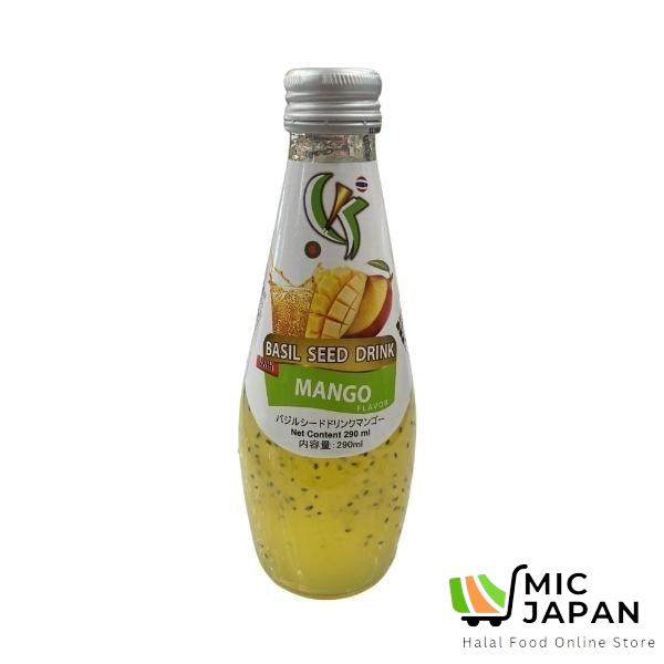 Basil Seed Drink Mango 290ml MIC Japan HALAL Food Online Store